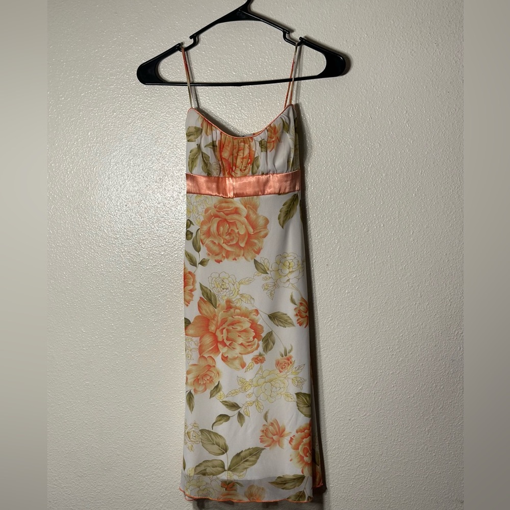 90s Y2K Vintage Retro Trixxi
Womens Floral  Dress Juniors size M - Picture 9 of 11